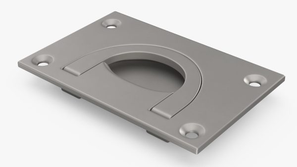 Kitchen Cabinet Handle Recessed Silver