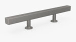 Kitchen Cabinet Handle T-Bar Silver