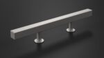 Kitchen Cabinet Handle T-Bar Silver