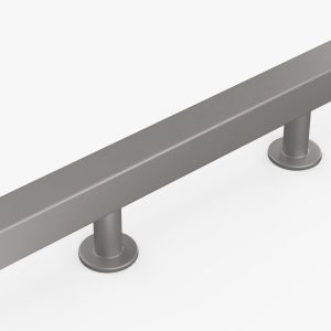 Kitchen Cabinet Handle T-Bar Silver