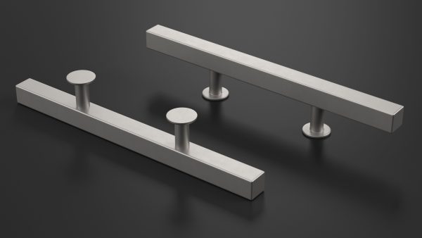Kitchen Cabinet Handle T-Bar Silver