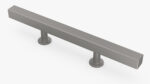 Kitchen Cabinet Handle T-Bar Silver