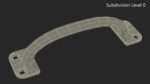 Kitchen Cabinet Handle Traditional Silver