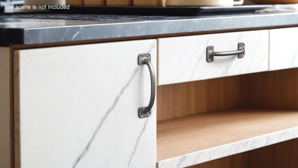 Kitchen Cabinet Handle Traditional Silver