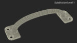 Kitchen Cabinet Handle Traditional Silver