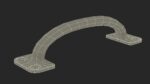 Kitchen Cabinet Handle Traditional Silver