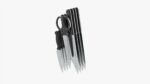 Kitchen knife set with stand