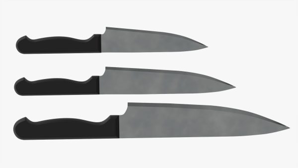 Kitchen knifes various sizes