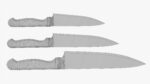Kitchen knifes various sizes