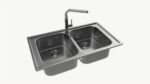 Kitchen Sink Faucet 05 stainless steel