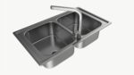 Kitchen Sink Faucet 05 stainless steel