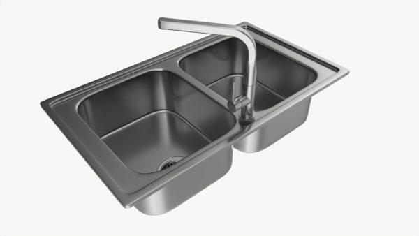 Kitchen Sink Faucet 05 stainless steel
