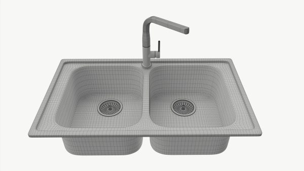 Kitchen Sink Faucet 05 stainless steel