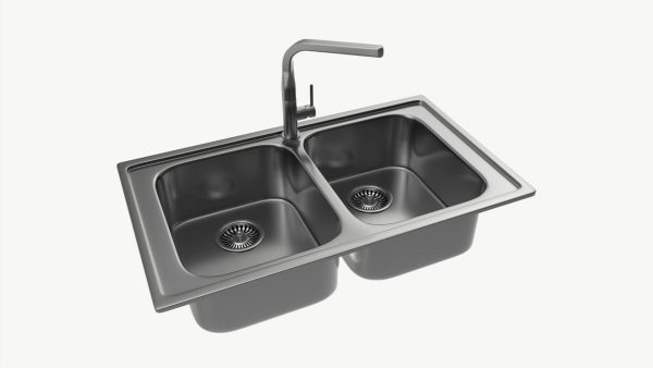 Kitchen Sink Faucet 05 stainless steel