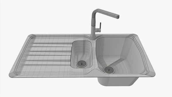 Kitchen Sink Faucet 06 stainless steel