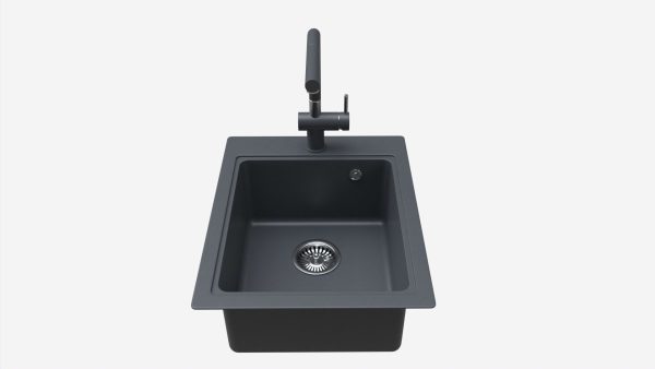 Kitchen Sink Faucet 07 black onyx