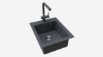Kitchen Sink Faucet 07 black onyx