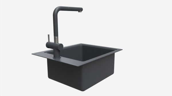 Kitchen Sink Faucet 07 black onyx
