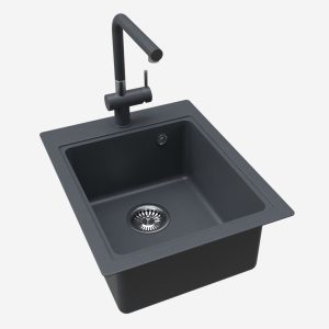 Kitchen Sink Faucet 07 black onyx