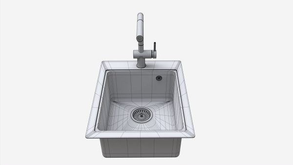 Kitchen Sink Faucet 07 black onyx