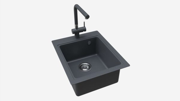 Kitchen Sink Faucet 07 black onyx