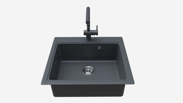 Kitchen Sink Faucet 08 black onyx