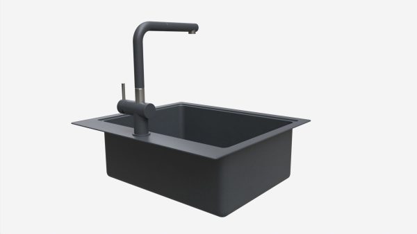 Kitchen Sink Faucet 08 black onyx