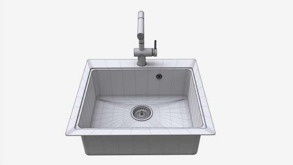 Kitchen Sink Faucet 08 black onyx
