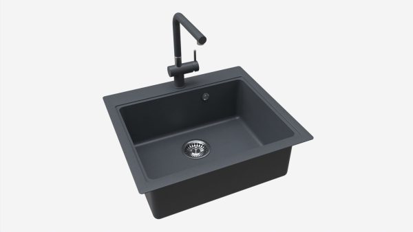 Kitchen Sink Faucet 08 black onyx