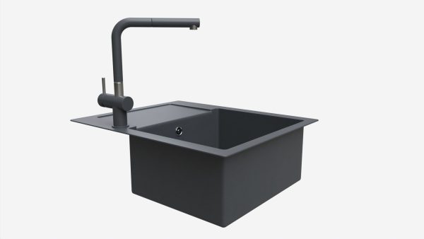 Kitchen Sink Faucet 09 black onyx
