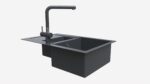 Kitchen Sink Faucet 12 black onyx