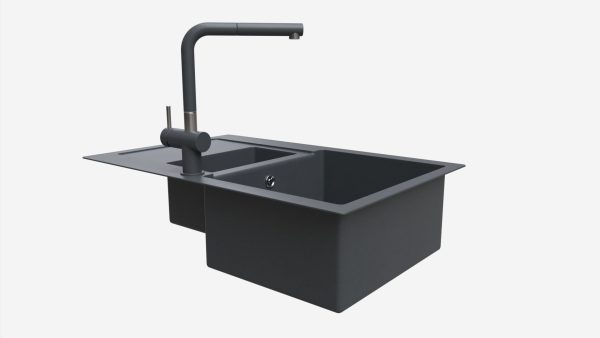 Kitchen Sink Faucet 12 black onyx