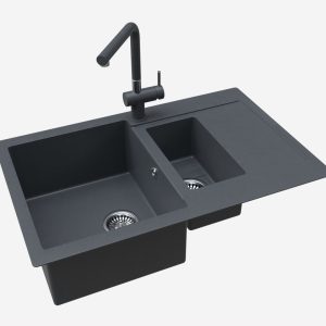 Kitchen Sink Faucet 12 black onyx