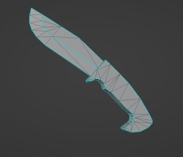 knife lowPoLY