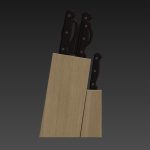 Knifes Blocks and Chopping Board