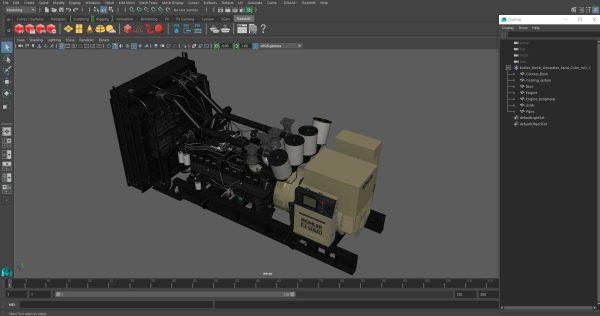 Kohler Diesel Generator Sand Color