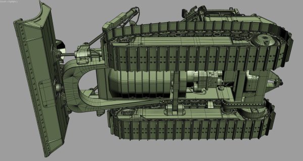 Komatsu D65PXi-18 Crawler Dozer Rigged