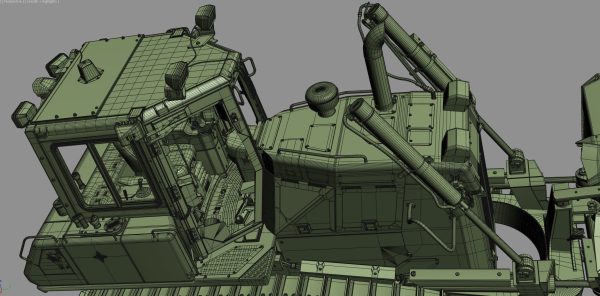 Komatsu D65PXi-18 Crawler Dozer Rigged