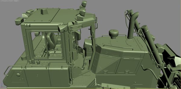 Komatsu D65PXi-18 Crawler Dozer Rigged