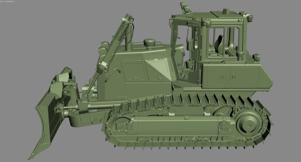 Komatsu D65PXi-18 Crawler Dozer Rigged