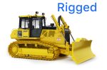 Komatsu D65PXi-18 Crawler Dozer Rigged