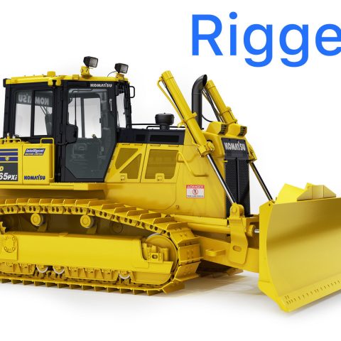 Komatsu D65PXi-18 Crawler Dozer Rigged