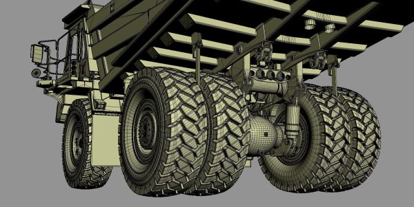 Komatsu HD605-8 Rigid Dump Truck