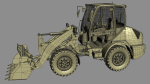 Komatsu WA70-7 Wheel Loader Rigged