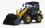 Komatsu WA70-7 Wheel Loader Rigged