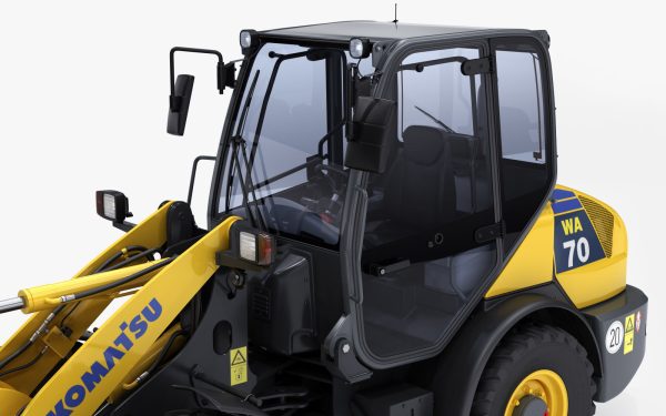 Komatsu WA70-7 Wheel Loader Rigged