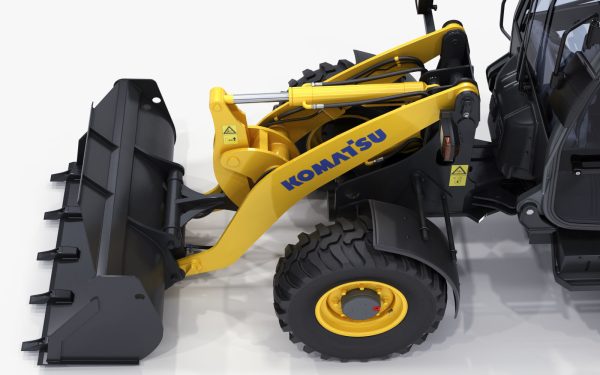 Komatsu WA70-7 Wheel Loader Rigged