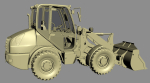 Komatsu WA70-7 Wheel Loader Rigged