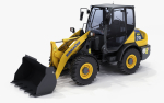 Komatsu WA70-7 Wheel Loader Rigged