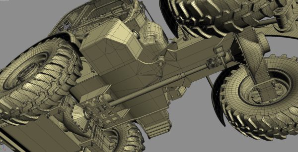 Komatsu WA70-7 Wheel Loader Rigged